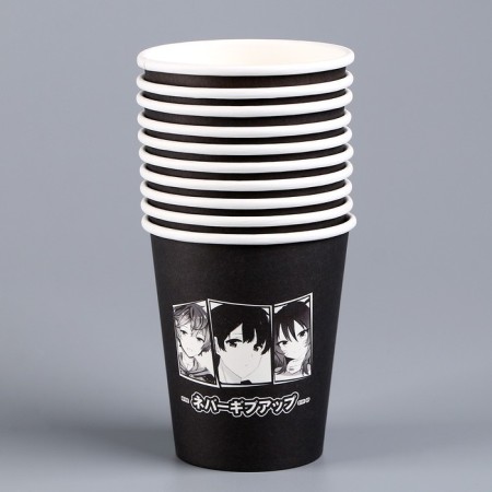 A single -single -paper glass "Anime", 250 ml-3