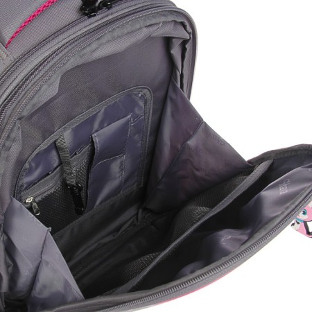 School backpack 36 x 28 x 16 cm, ergonomic back, stavia "bear", gray-6