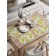 A set of napkins for setting the table “Branches of Lemon”, rectangular, rounded edges, size 30x46 cm, 4 pcs