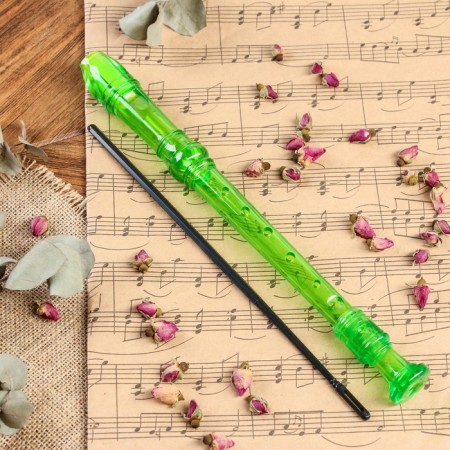 Music Life Blockflate, 8 holes, German system, green