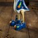 Souvenir "Duck in a blue summer suit" tree 13x9x27 cm