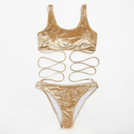 Separate Minaku women's swimsuit, beige color 48-6