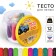 Modeling dough, 12 colors, 15 g each, blue tractor