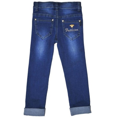 Джинсы для девочек, рост 104 см-1