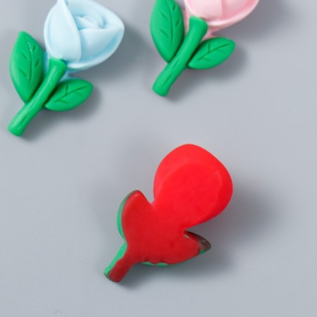 Decor for creativity plastic "Tulip" mix 2.7x1.5 cm-2