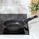Granite Star pan, d = 20 cm, plastic handle, anti -stick coating, black color