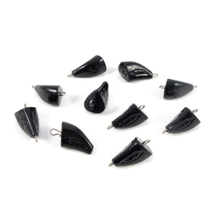 Cargo bullet-excentric painted pissy Yaman 10 pcs., 24 g, black