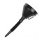 A funnel for fuels and lubricants with a net, reinforced, diameter 145 mm, height 360 mm, removable flexible nose