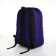 Youth backpack with lightning, external pocket, purple color