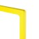Frame with an integrated T-holder PFT-A4, yellow color