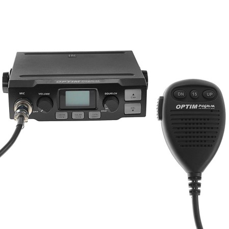 Optim-Pilgrim radio station, SV 26965-27410 kHz, 12 V, 4 watts, 40 channels