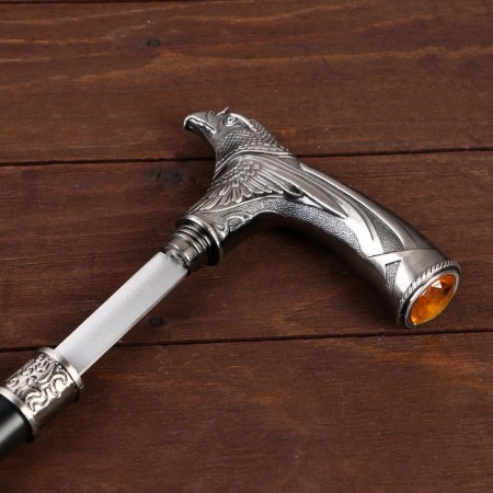 Souvenir product cane with a dagger, blade 30cm, handle of an eagle-2