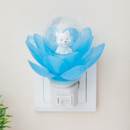 Nightmare "Blue Flower" LED 8x8x12 cm Risalux-1