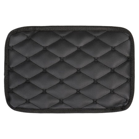 AIRLINE armrest cover, universal, 200x300 mm, glassy eco -leather, black color-1