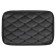 AIRLINE armrest cover, universal, 200x300 mm, glassy eco -leather, black color