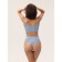 Women's thong cowards with a texture rubber Mirey String, size 46-48, color forget-me