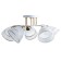 Askfeya chandelier 5he27 40W white-gold 50x50x24 cm Bayerlux