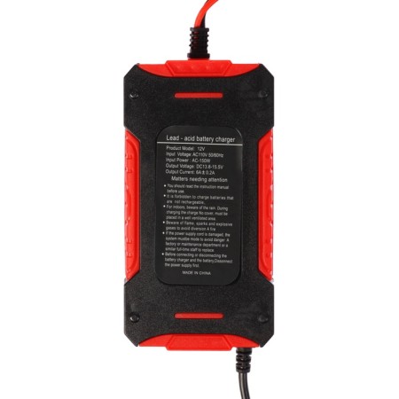 Charger of the battery 12 V, 6 A, automatic, 220 V, 150 watts, wires 60 cm-4