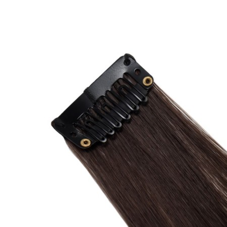 Local lock, straight hair, clock, 50 cm, 5 grams, the color is dark blond-7