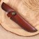 Scabbard - a knife cover, under a blade up to 14.5 x 4 cm, brown