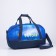 Lightning fitness bag, external pocket, blue color