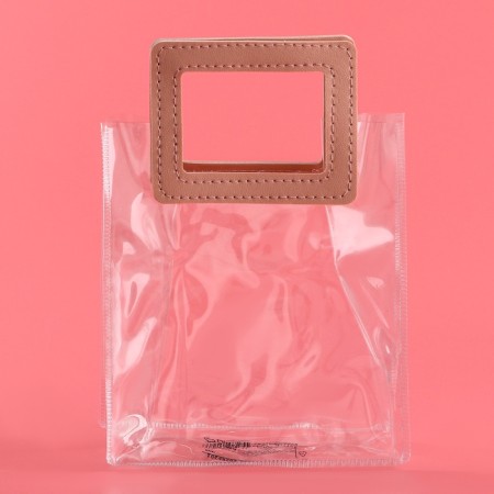 Gift package from PVC, pink, 17 x 15 x 8 cm-2