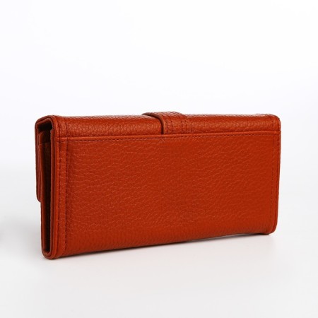 Women's wallet on the button, redhead color-1