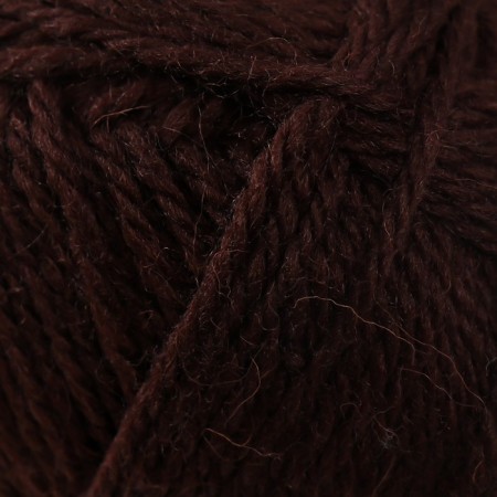 Yarn "Argentinean wool" 100% imported p/t wool 200m/100g (063, chocolate)-3