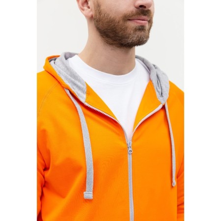 Male sweatshirt, size 50, orange color-8