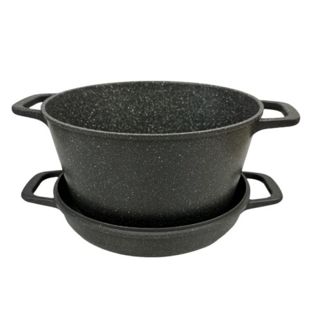 Kazan Panairo Sogretta, with a lid-chorod, cast aluminum, 5 liters-4