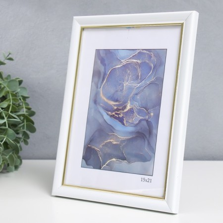Photo frame Plastic "Office 8" 15x21 cm, white-2