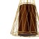 Lamp Bayerlux "Wortex" 1x40W E27 gold 27x27x120 cm.