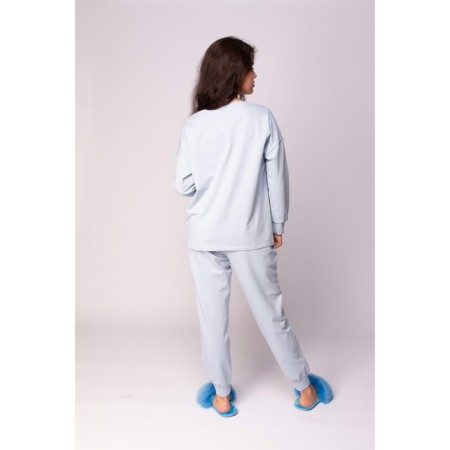 Pajama female "Bridget", size XL, blue color-3