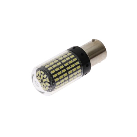 Auto Stuffing LED P21W 1156, 144 SMD, 12 V, Canbus, Light White