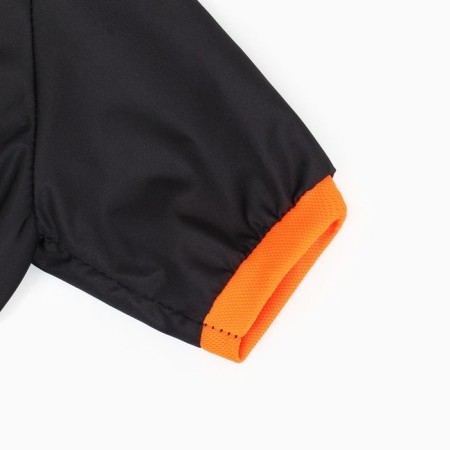 Overalls for animals, without lining, size 3xl, black-orange-10