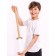 Katana wooden tree of games, scabbard, color white gold