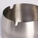 Stainless steel ashtray, 9 x 5 cm