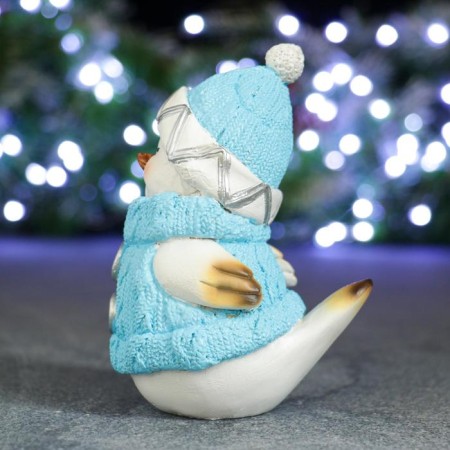 New Year's figure "Blue-boy" Blue, 8x10x15cm-1