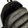 Youth backpack from textiles, 2 departments, 4 pockets, green color
