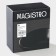 Porcelain salad Magistro Carbon, 15.5 × 13.5 cm, black color
