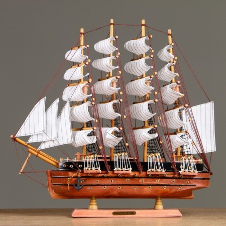 Ship with white sails "Eastern Star", 48x11x45cm