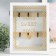 Klyuchnitsa tree 6 hooks "House, cute house" White 20x5.5x26 cm