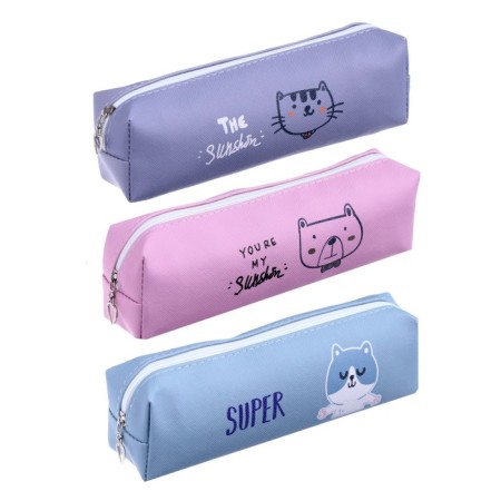 School pencils on the zipper "animals", mix
