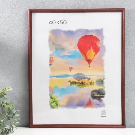 Photo frame 40x50 cm (1702) wood (plastic screen)-1