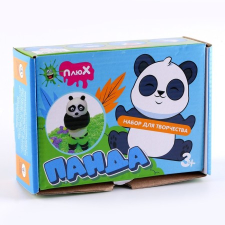 Set for creativity "Air plasticine. Type 1. Panda "-3