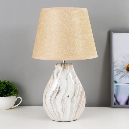 Table lamp 32154/1 E14 40W Beige 22x22x38 cm Risalux