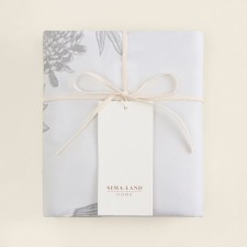 Set of pillowcase SL Home Flowers 70*70+3 cm - 2 pcs, satin, 140 g/m2, 100% cotton