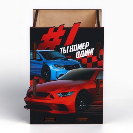 Organizer for the office "You are number one!" 6.7 x 6.5 x 9.6 cm-3