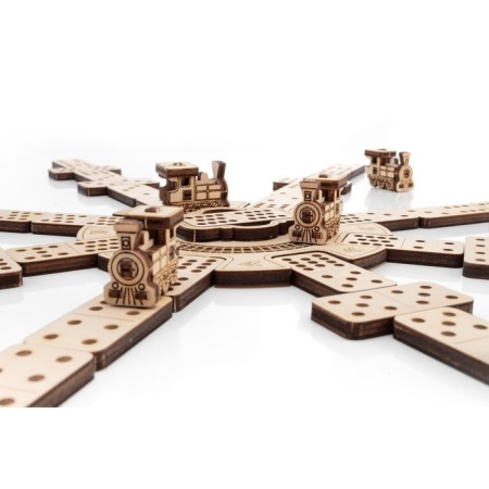 Board game 3D dominoes "Mexican train" EWA-9