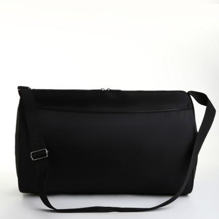 Sports bag with lightning, external pocket, black color-3